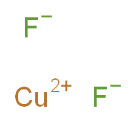 copper(2+) ion difluoride_分子结构_CAS_7789-19-7