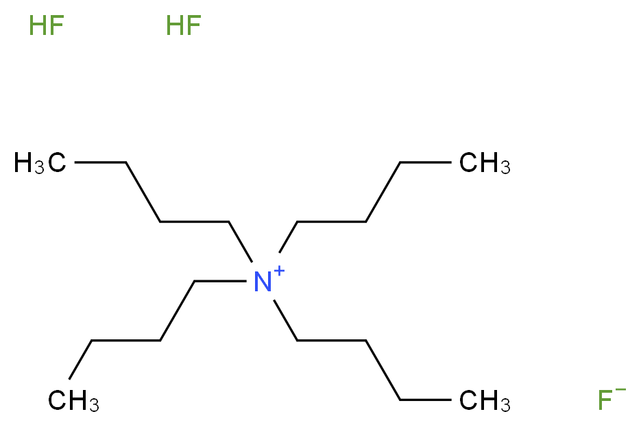 tetrabutylazanium fluoride dihydrofluoride_分子结构_CAS_99337-56-1