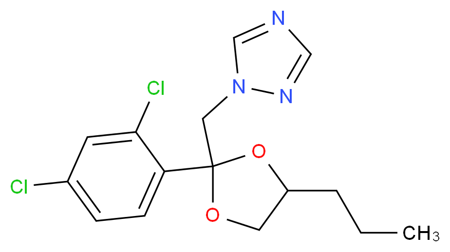 丙唑灵_分子结构_CAS_60207-90-1)