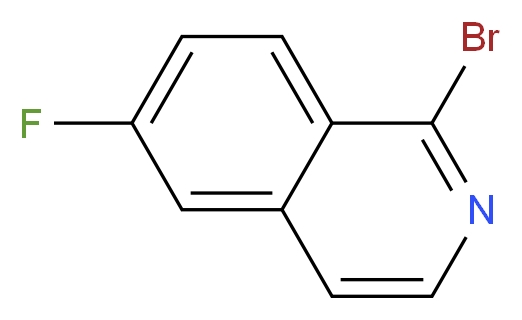 1-bromo-6-fluoroisoquinoline_分子结构_CAS_1196151-59-3