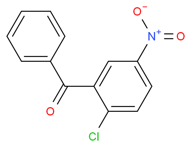 5-NITRO-2-CHLORO BENZOPHENONE_分子结构_CAS_34052-37-4)