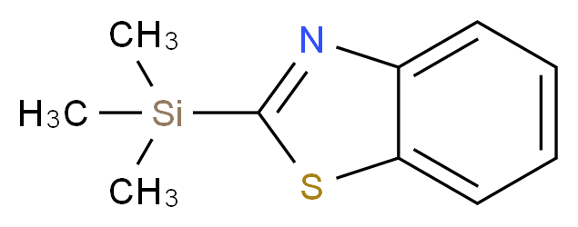 2-(trimethylsilyl)-1,3-benzothiazole_分子结构_CAS_32137-73-8