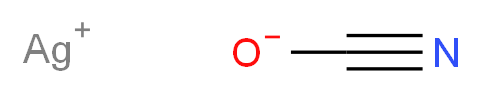 silver(1+) ion cyanate_分子结构_CAS_3315-16-0