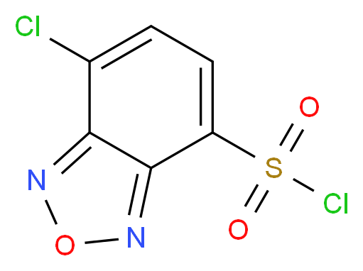 7-Chloro-2,1,3-benzoxadiazole-4-sulphonyl chloride_分子结构_CAS_)