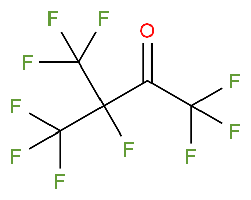 1,1,1,3,4,4,4-heptafluoro-3-(trifluoromethyl)butan-2-one_分子结构_CAS_756-12-7