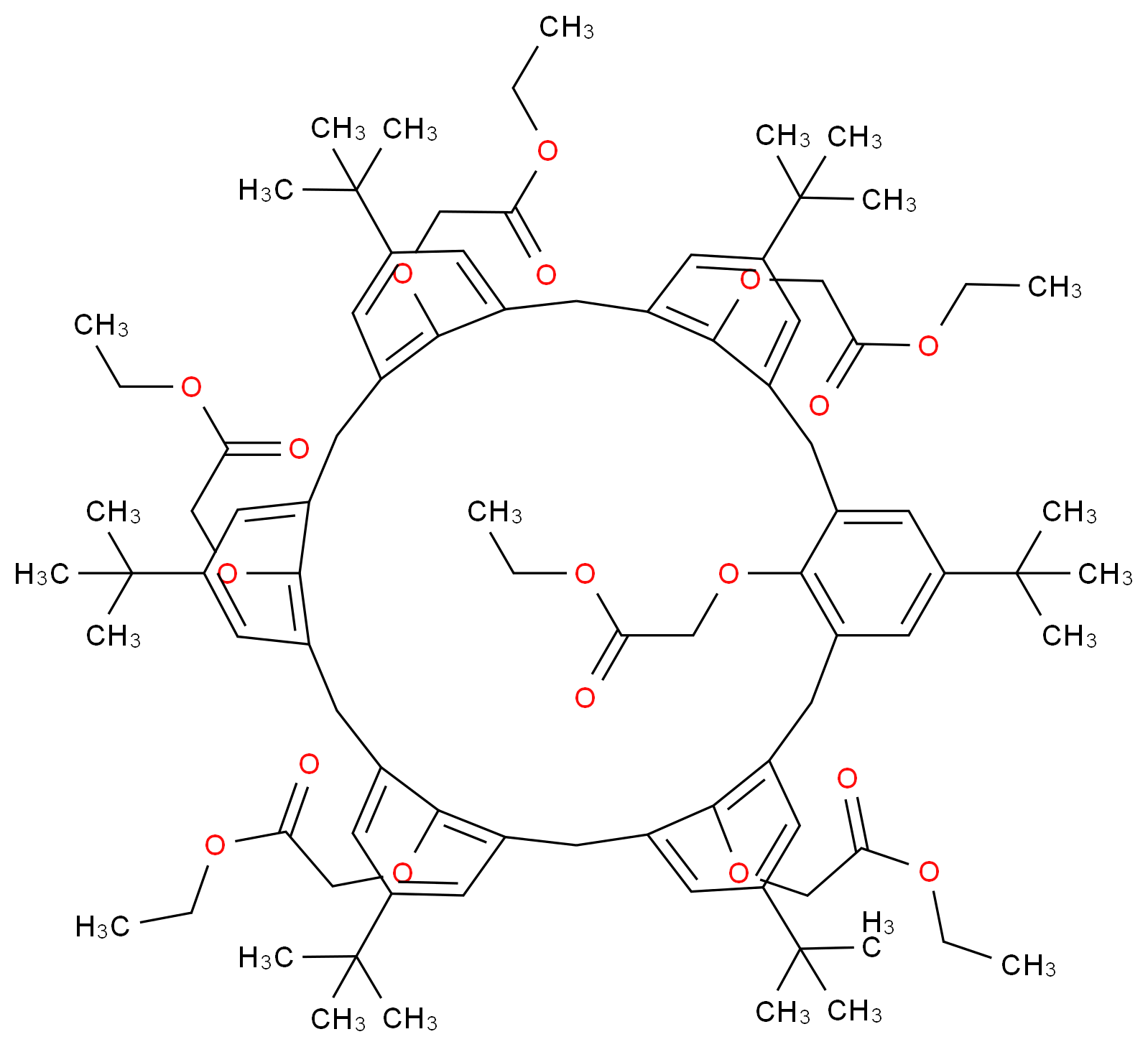 铯离子载体 II_分子结构_CAS_92003-62-8)