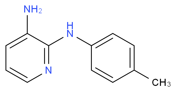 2-N-(4-methylphenyl)pyridine-2,3-diamine_分子结构_CAS_)