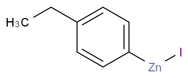 4-Ethylphenylzinc iodide, 0.5M in THF_分子结构_CAS_312693-04-2)