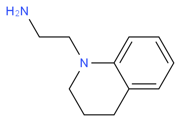 2-(3,4-DIHYDRO-2H-QUINOLIN-1-YL)-ETHYLAMINE_分子结构_CAS_37481-18-8)