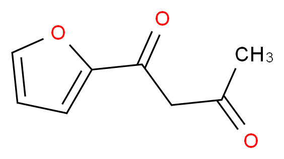 1-(2-糠酰)-1,3-丁二酮_分子结构_CAS_25790-35-6)