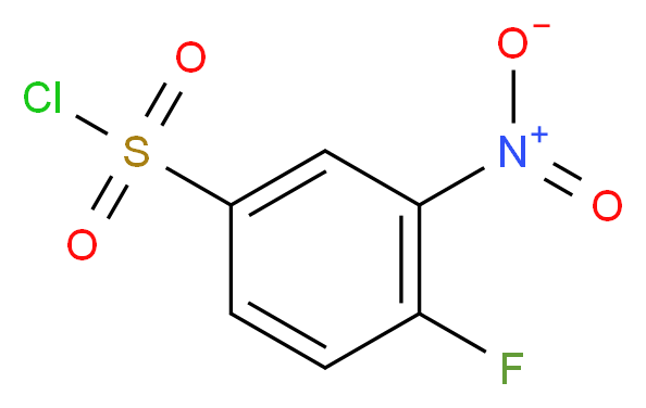 4-fluoro-3-nitrobenzene-1-sulfonyl chloride_分子结构_CAS_6668-56-0