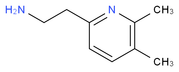 2-(5,6-DIMETHYLPYRIDIN-2-YL)ETHANAMINE_分子结构_CAS_)
