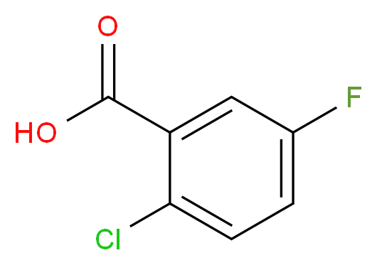 2-Chloro-5-fluorobenzoic acid 98%_分子结构_CAS_2252-50-8)