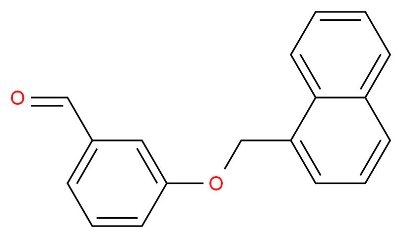 3-(naphthalen-1-ylmethoxy)benzaldehyde_分子结构_CAS_)