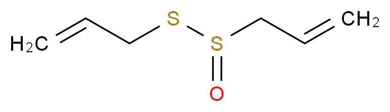 3-[(prop-2-ene-1-sulfinyl)sulfanyl]prop-1-ene_分子结构_CAS_539-86-6