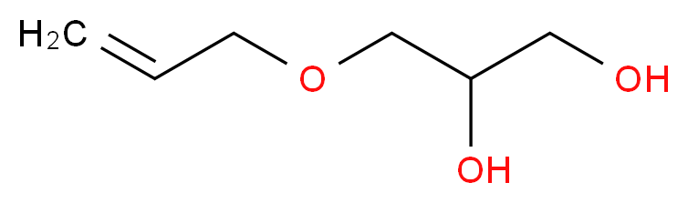 3-(prop-2-en-1-yloxy)propane-1,2-diol_分子结构_CAS_123-34-2