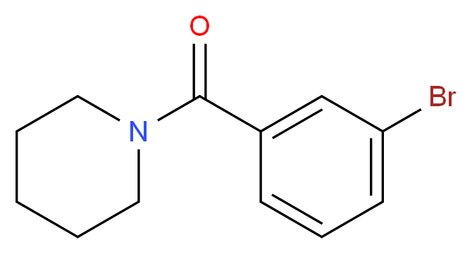 1-(3-Bromobenzoyl)piperidine_分子结构_CAS_59507-53-8)