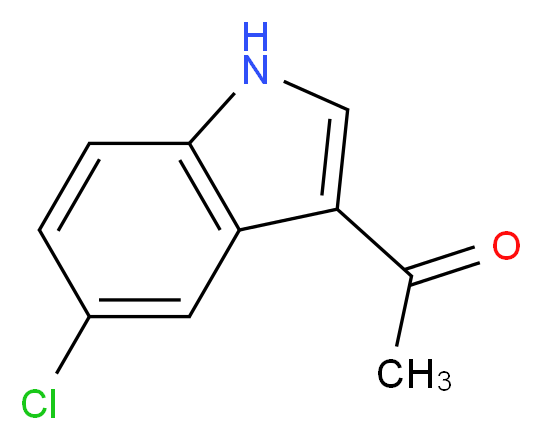 1-(5-chloro-1H-indol-3-yl)ethan-1-one_分子结构_CAS_51843-24-4