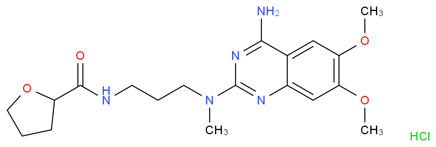Alfuzosin Hydrochloride_分子结构_CAS_81403-68-1)