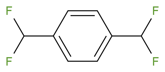 1,4-Bis(difluoroMethyl)benzene_分子结构_CAS_369-54-0)