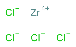 zirconium(4+) ion tetrachloride_分子结构_CAS_10026-11-6