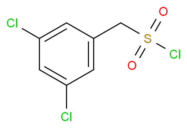 3,5-二氯-α-甲苯基磺酰氯_分子结构_CAS_163295-70-3)