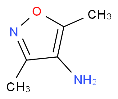 4-Amino-3,5-dimethylisoxazole_分子结构_CAS_31329-64-3)