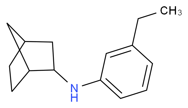 N-(3-ethylphenyl)bicyclo[2.2.1]heptan-2-amine_分子结构_CAS_1356677-43-4