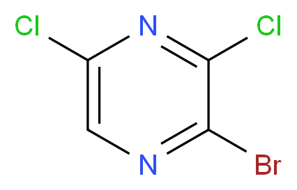 2-Bromo-3.5-dichloropyrazine_分子结构_CAS_1206249-40-2)