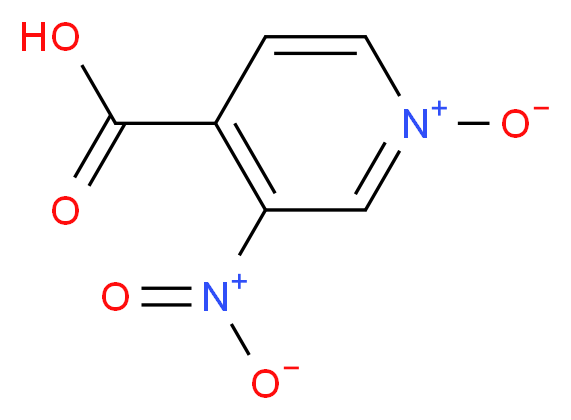 4-carboxy-3-nitropyridin-1-ium-1-olate_分子结构_CAS_1078-05-3