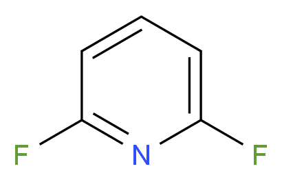 2,6-difluoropyridine_分子结构_CAS_1513-65-1