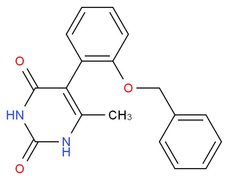 5-[2-(benzyloxy)phenyl]-6-methylpyrimidine-2,4(1H,3H)-dione_分子结构_CAS_)