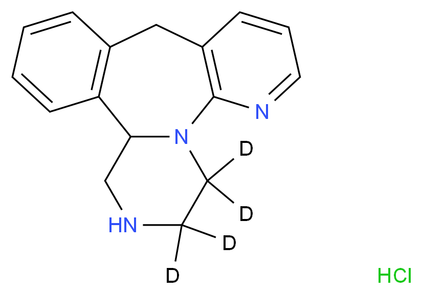 Desmethyl Mirtazapine-d4 Hydrochloride_分子结构_CAS_1188266-12-7)