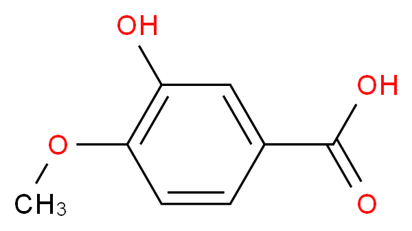 异香草酸_分子结构_CAS_645-08-9)