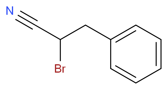2-bromo-3-phenylpropanenitrile_分子结构_CAS_62448-27-5