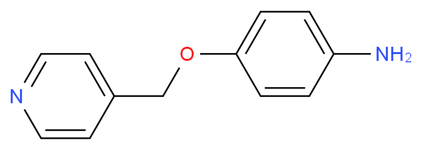 4-(pyridin-4-ylmethoxy)aniline_分子结构_CAS_)