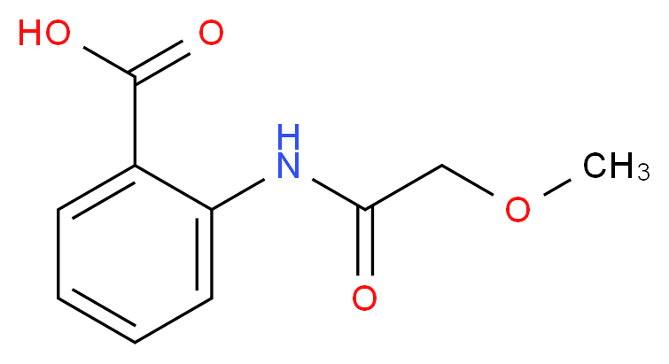 2-[(methoxyacetyl)amino]benzoic acid_分子结构_CAS_215102-53-7)