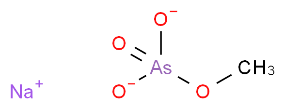 sodium methyl arsorate_分子结构_CAS_2163-80-6