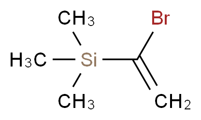 (1-溴乙烯基)三甲基硅烷_分子结构_CAS_13683-41-5)