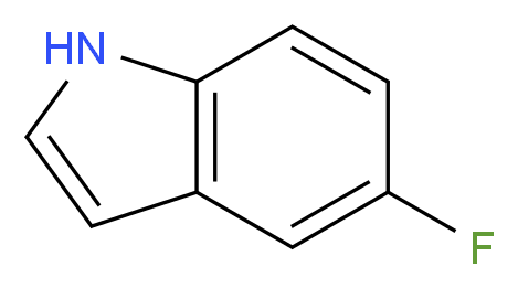 5-fluoro-1H-indole_分子结构_CAS_)