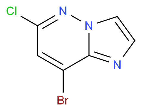 8-Bromo-6-chloroimidazo[1,2-b]pyridazine_分子结构_CAS_933190-51-3)