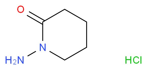 1-Aminopiperidin-2-one hydrochloride_分子结构_CAS_31967-08-5)