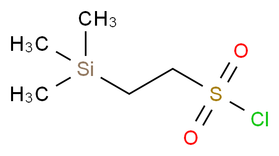 2-(三甲基硅基)乙烷磺酰氯_分子结构_CAS_106018-85-3)