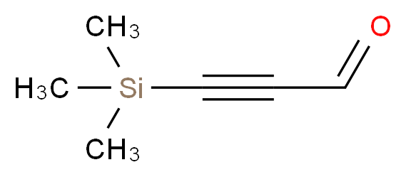 3-(trimethylsilyl)prop-2-ynal_分子结构_CAS_2975-46-4