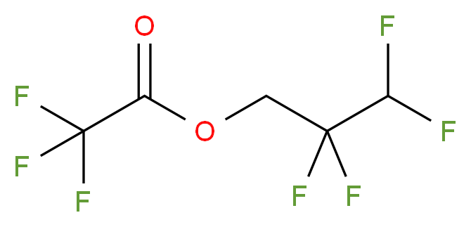 1H,1H,3H-Perfluoropropyl trifluoroacetate_分子结构_CAS_107551-72-4)