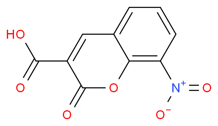 8-Nitro-2-oxo-2H-chromene-3-carboxylic acid_分子结构_CAS_82119-78-6)