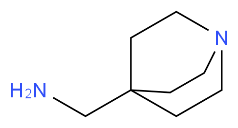 quinuclidin-4-ylMethanaMine_分子结构_CAS_67496-78-0)