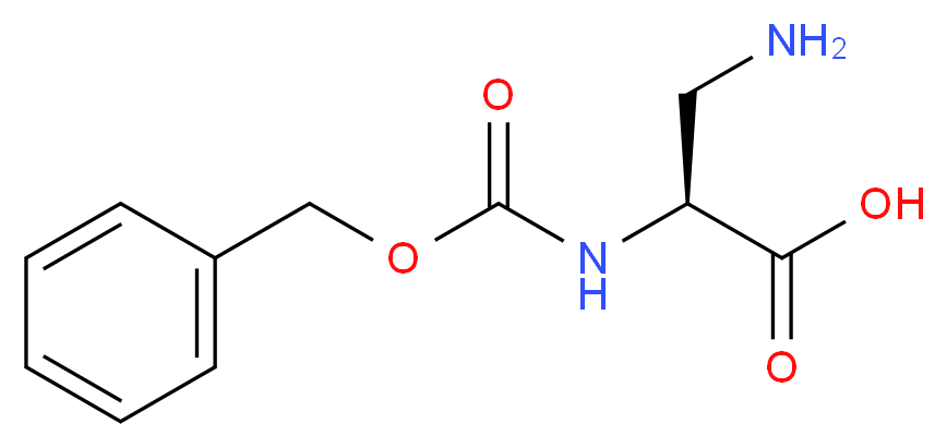 (S)-3-Amino-2-benzyloxycarbonylamino-propionic acid_分子结构_CAS_35761-26-3)