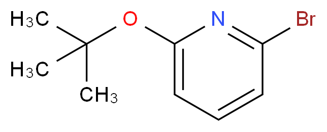 2-bromo-6-(tert-butoxy)pyridine_分子结构_CAS_949160-14-9