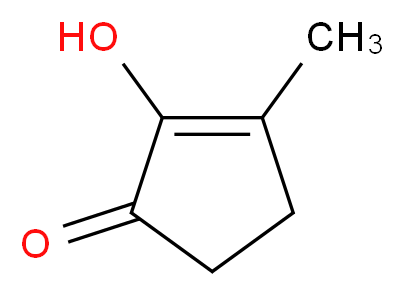 2-hydroxy-3-methylcyclopent-2-en-1-one_分子结构_CAS_80-71-7